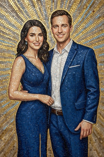 KI-Kunststil Mosaik